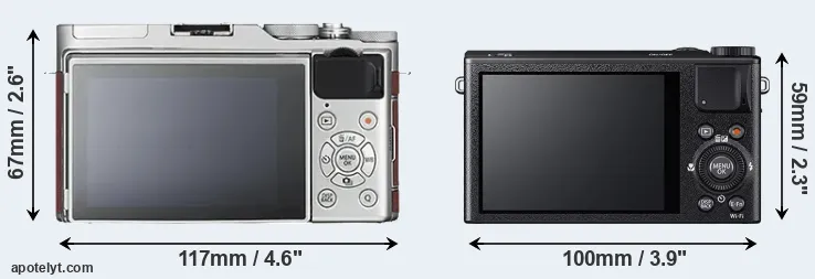 Comparison X-A3 or XQ2 rear