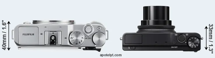 Compare X-A3 versus XQ2 top
