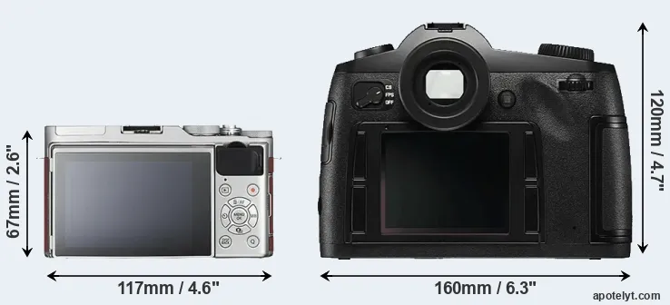 Comparison X-A3 or S Typ 006 rear