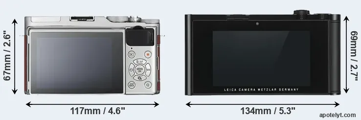 Comparison X-A3 or TL rear
