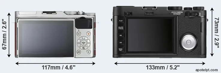Comparison X-A3 or X Vario rear