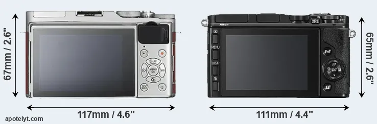 Comparison X-A3 or V3 rear