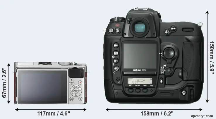 Comparison X-A3 or D2X rear