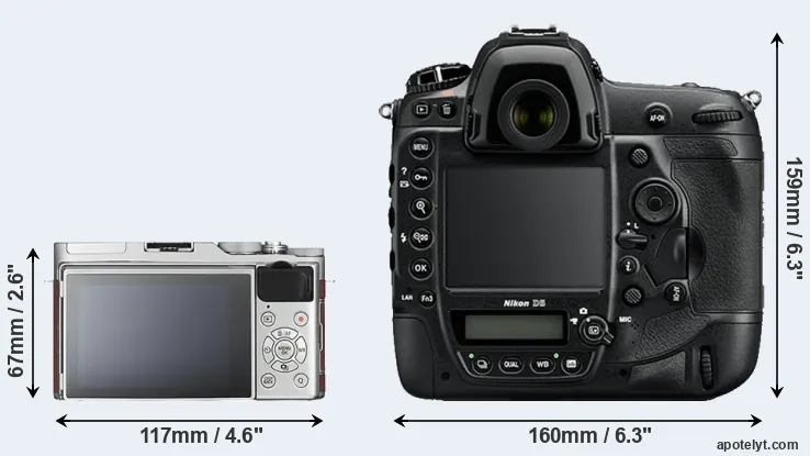 Comparison X-A3 or D5 rear