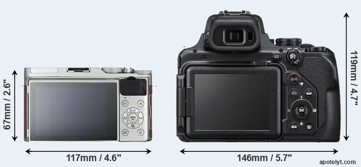 Comparison X-A3 or P1000 rear