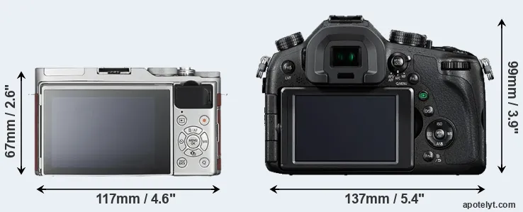 Comparison X-A3 or FZ1000 rear