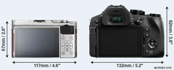 Comparison X-A3 or FZ300 rear
