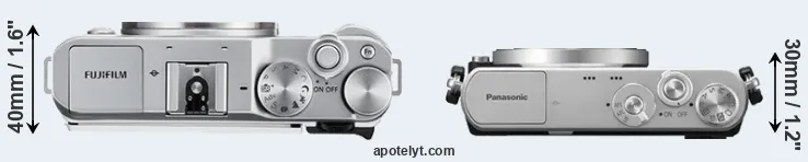 Compare X-A3 versus GM1 top
