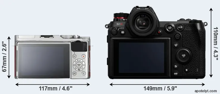 Comparison X-A3 or S1R rear