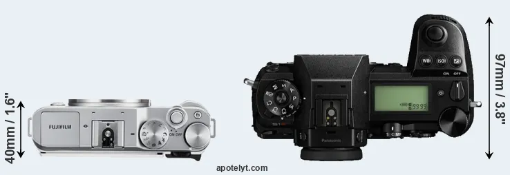 Compare X-A3 versus S1R top