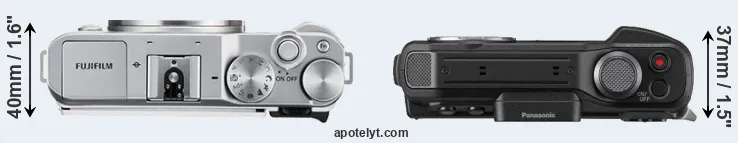 Compare X-A3 versus TS7 top