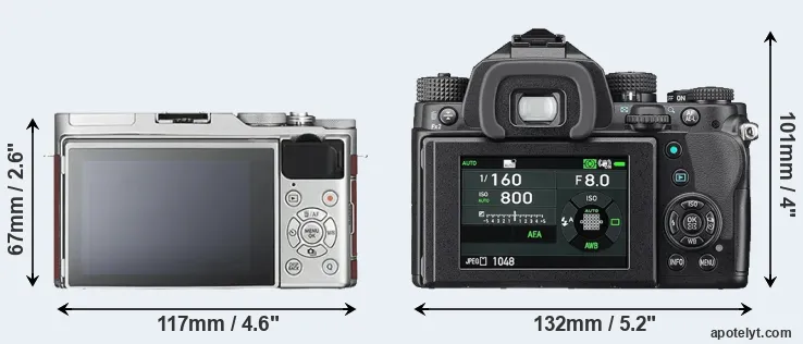 Comparison X-A3 or KP rear