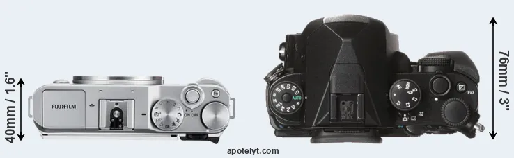 Compare X-A3 versus KP top