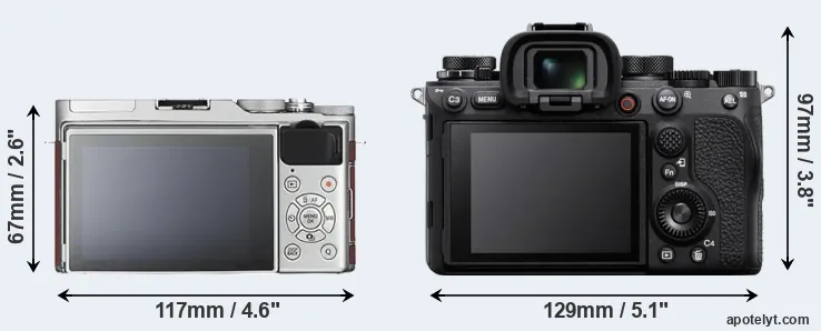 Comparison X-A3 or A1 rear