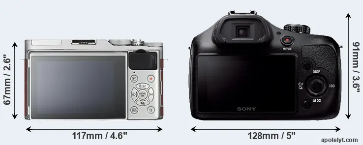 Comparison X-A3 or A3000 rear