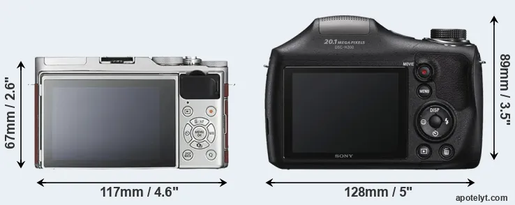 Comparison X-A3 or H300 rear