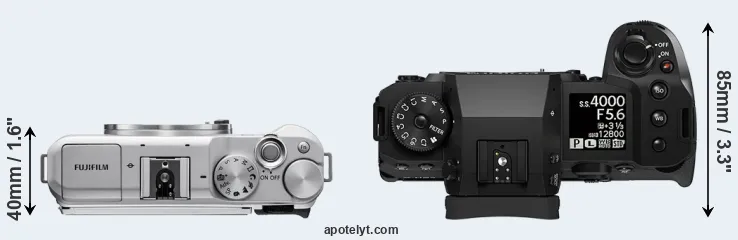 Compare X-A5 versus X-H2S top