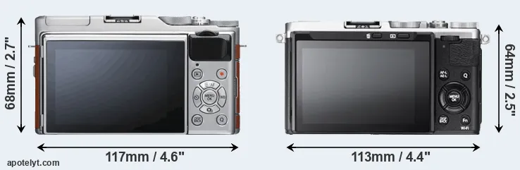Comparison X-A5 or X70 rear