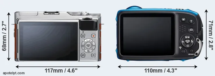 Comparison X-A5 or XP140 rear