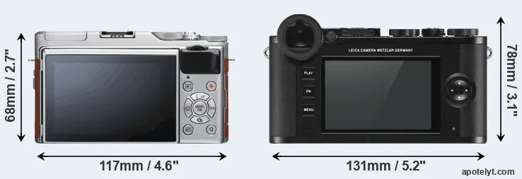Comparison X-A5 or CL rear