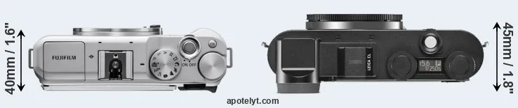 Compare X-A5 versus CL top