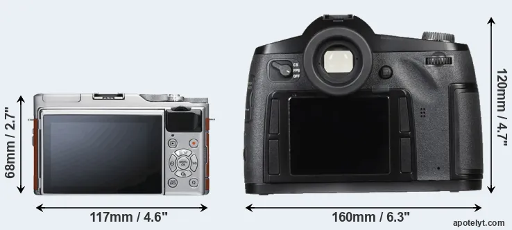 Comparison X-A5 or S Typ 007 rear