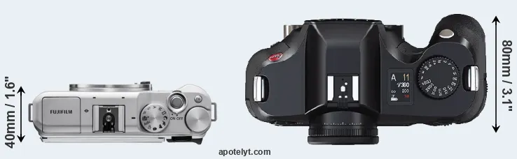 Compare X-A5 versus S2 top
