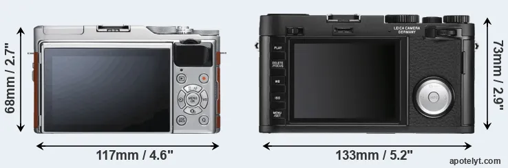 Comparison X-A5 or X Vario rear