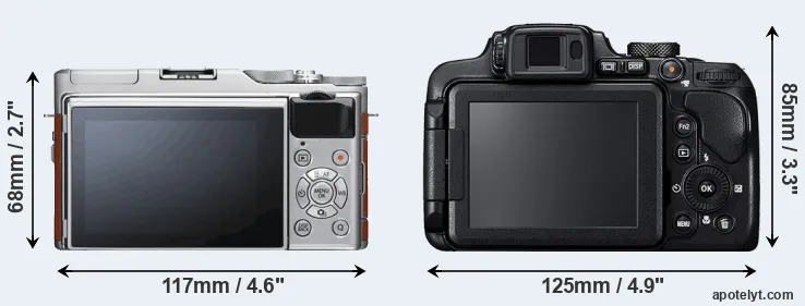 Comparison X-A5 or B700 rear