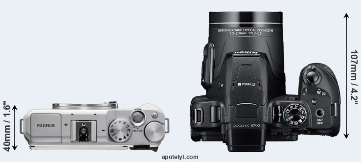 Compare X-A5 versus B700 top