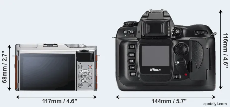 Comparison X-A5 or D100 rear