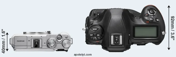 Compare X-A5 versus D6 top