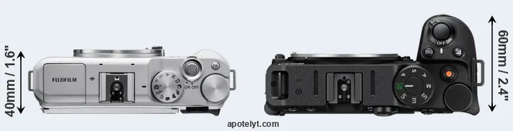 Compare X-A5 versus Z30 top