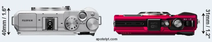 Compare X-A5 versus TG-4 top
