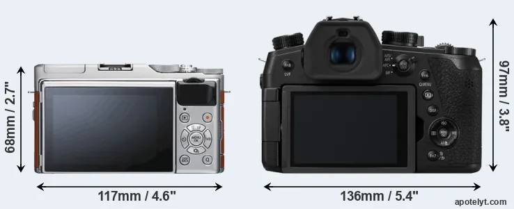 Comparison X-A5 or FZ1000 II rear