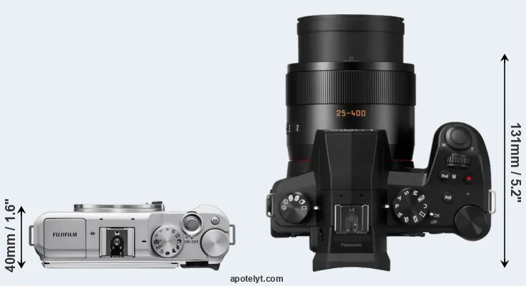 Compare X-A5 versus FZ1000 II top