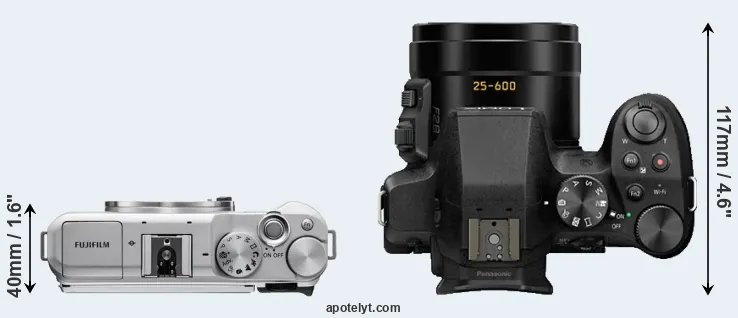 Compare X-A5 versus FZ330 top