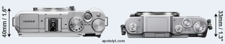 Compare X-A5 versus GF7 top