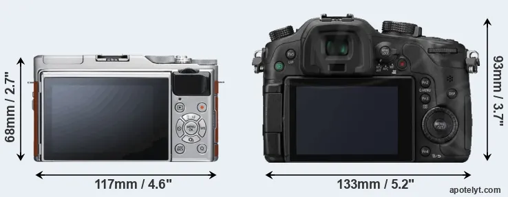 Comparison X-A5 or GH3 rear