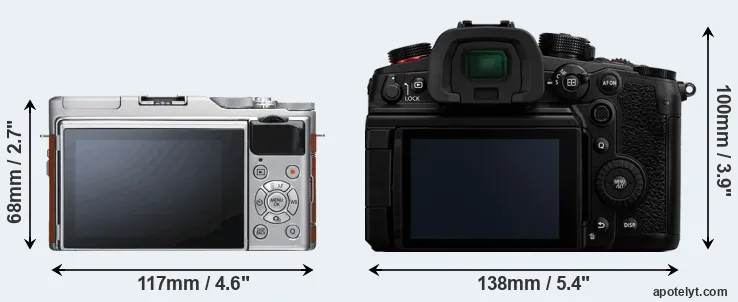 Comparison X-A5 or GH6 rear