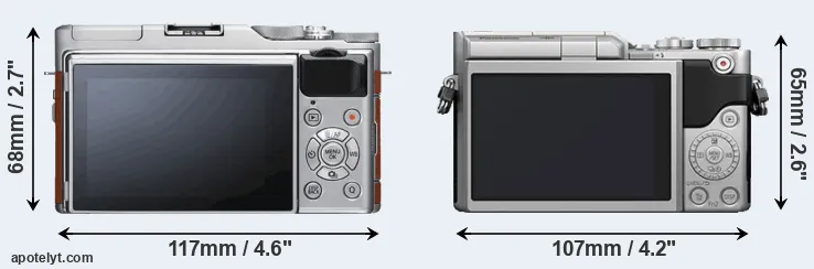 Comparison X-A5 or GX850 rear