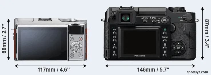Comparison X-A5 or L1 rear