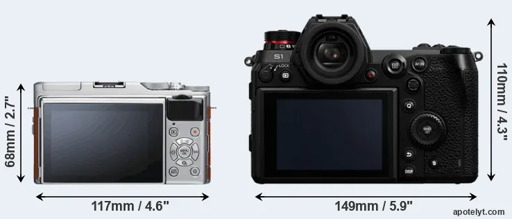 Comparison X-A5 or S1 rear
