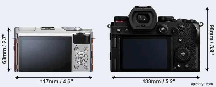 Comparison X-A5 or S5 rear