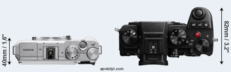 Compare X-A5 versus S5 top