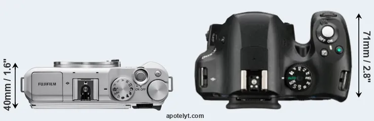 Compare X-A5 versus K-500 top