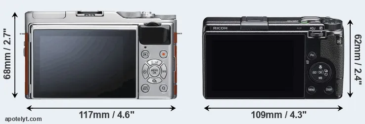 Comparison X-A5 or GR IIIx rear