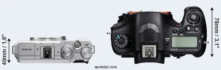 Compare X-A5 versus A99 top