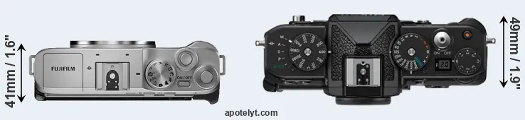 Compare X-A7 versus Zf top