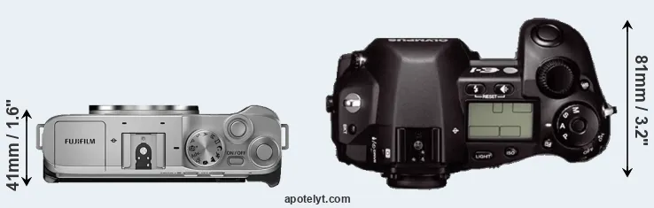 Compare X-A7 versus E-1 top